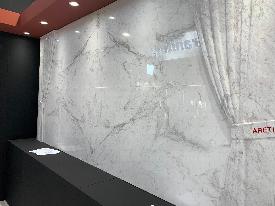 Greek Volakas Marble bookmatched