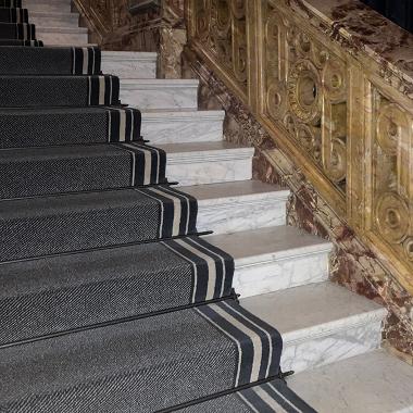 Marble stone staircase